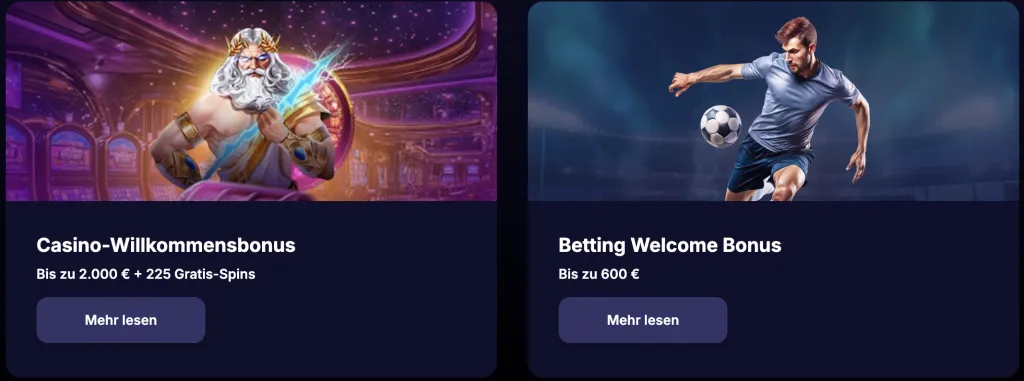 Attraktive Boni und Werbeaktionen bei NV Casino